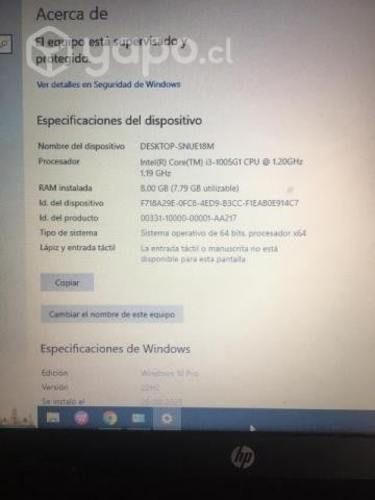Notebook HP I3