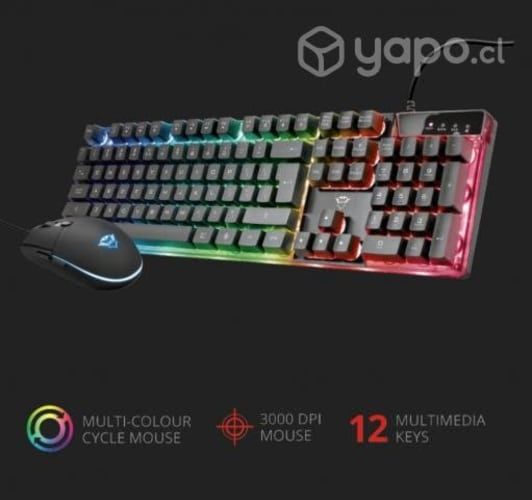 Combo Teclado y Mouse Gamer Trust Azor