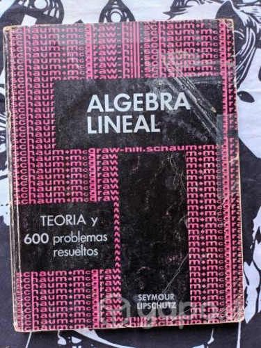 Libro Álgebra Lineal de Seymour Lipschutz