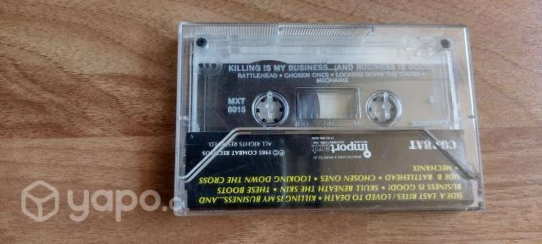 2 Cassettes Megadeth Usa ( Slayer Metallica )