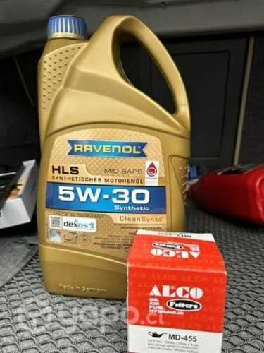 Aceite ravenol 5W-30 con filtro incluido