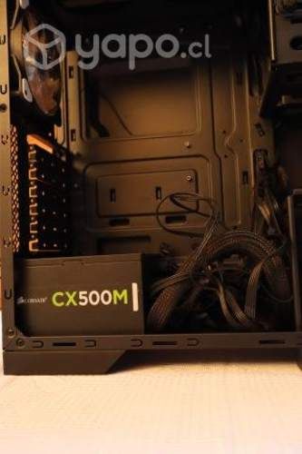 Gabinete + Fuente Corsair 500w 80 Bronce