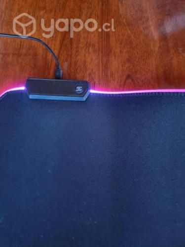 Mousepad Gamer con luces RGB XL