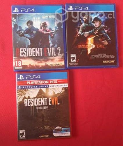 Resident evil 2, 5 y el 7