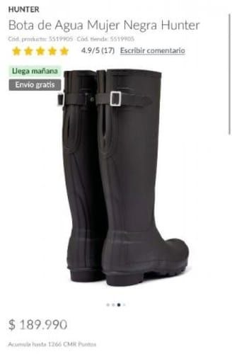 Botas Hunter nuevas