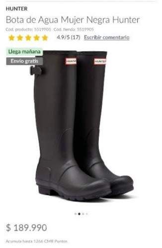 Botas Hunter nuevas