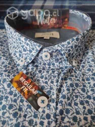CAMISA JAYSON NUEVA. Con cuello semi italiano.