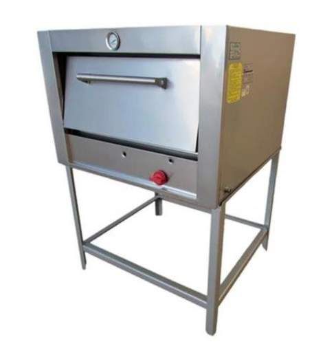 Horno industrial a gas acero inoxidable / 65x65 cm