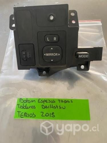 Boton espejos tapas tablero Daihatsu Terios 2015