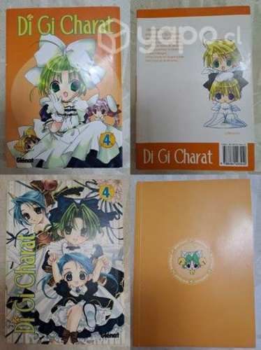 5 tomos de manga Di Gi Charat