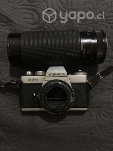 Camara + teleobjetivo