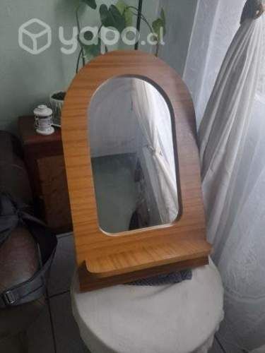 Espejo de madera