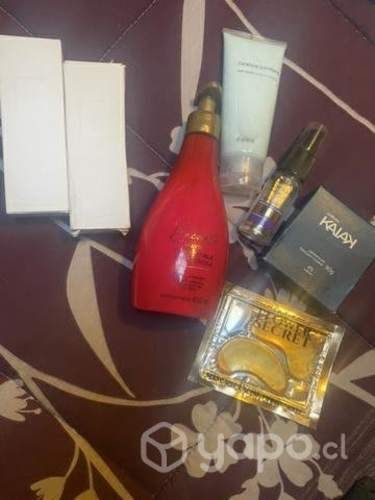 Set de belleza diferentes productos