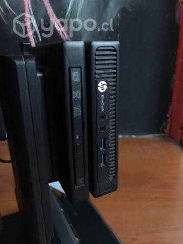 HP Elitedesk 800 G1 DM + Monitor + Teclado + Mouse