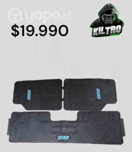 Cubrepisos de goma para vehiculo