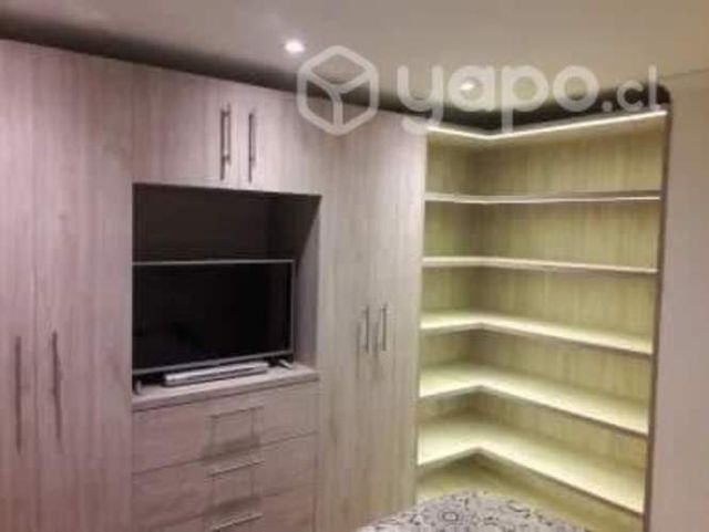 Clóset rack tv repisas led