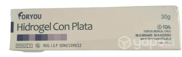 Tubo de hidrogel + Plata 30 gr