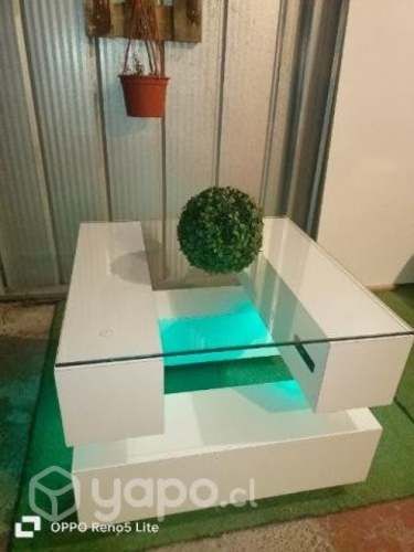 Mesa de centro luz y parlante