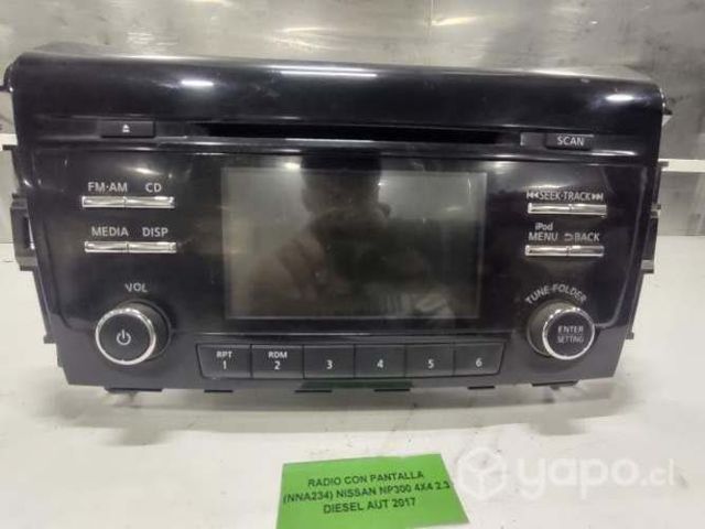 Radio con pantalla (NNA234 Nissan Np300 4x4 2.3 Di