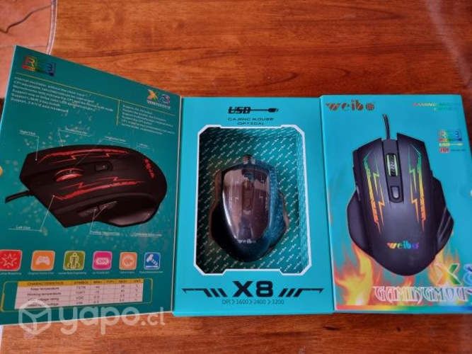 Mouse Gamer con luces RGB 7D