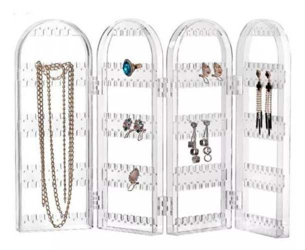 Organizador Exhibidor De Aros Acrilico Plegable