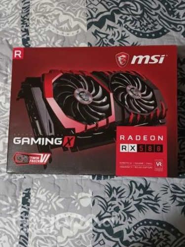 Tarjeta de video MSI RX 580 poco uso