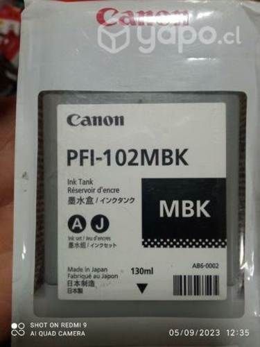 Tinta Canon pfi 102mbk black original
