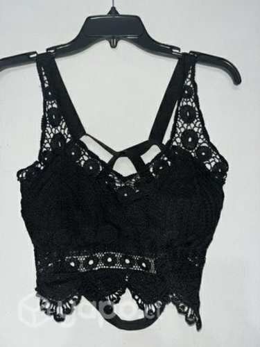 Polera a crochet mujer