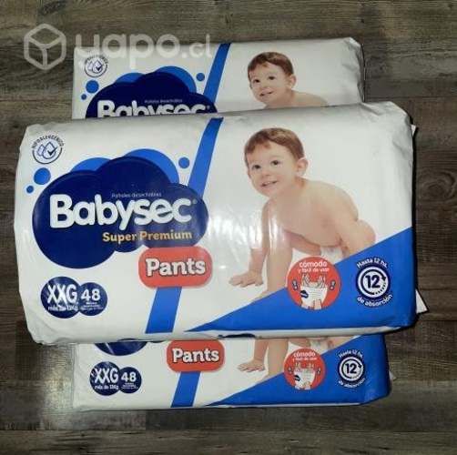 Pañales babysec super premium Pants xxg
