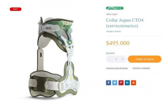 Cuello Ortopedico Aspen CTO4 (Cervicotoracico)