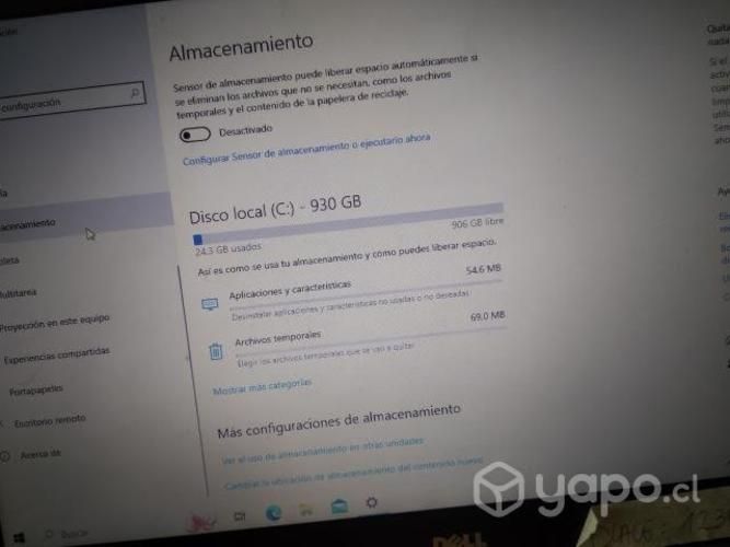 NOTEBOOK Dell i3 séptima generación con cargador o