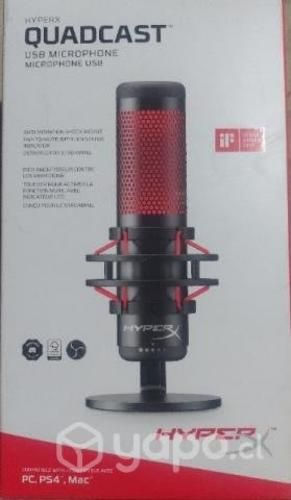 Micrófono Hyper X quadcast (nuevo sin uso)