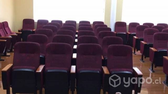 Butacas auditorio, universidad sillas, salas