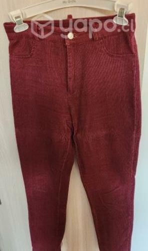 Pantalón Cotele Burdeo