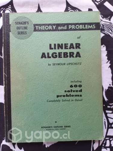 Linear Algebra de Seymour Lipschutz