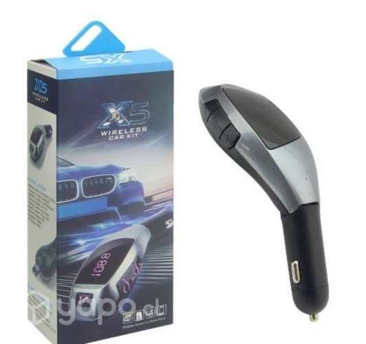 Transmisor fm de autos bluetooth con pantalla lc