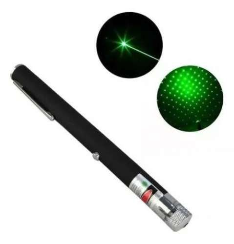 Puntero Verde Con 12 Puntas+ Pilas Aaa