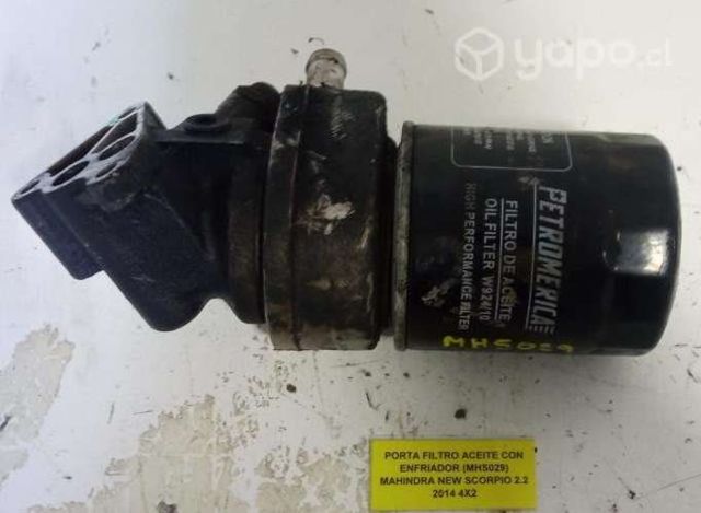 Porta Filtro Aceite Con Enfriador Mahindraa
