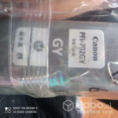Tintas canon pfi diversos modelos originales