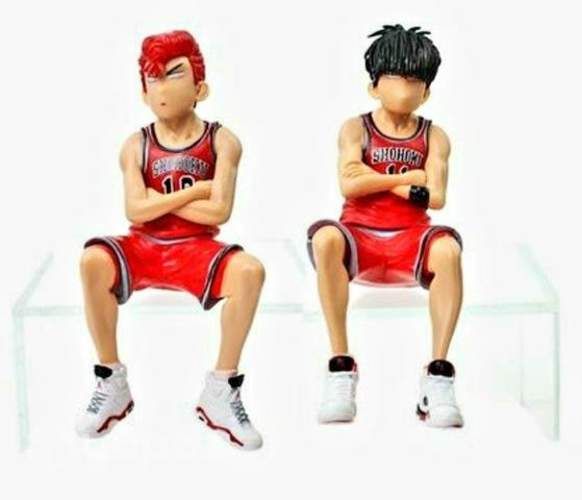 Figuras Slam Dunk 15CM (Hanamichi y Rukawa)