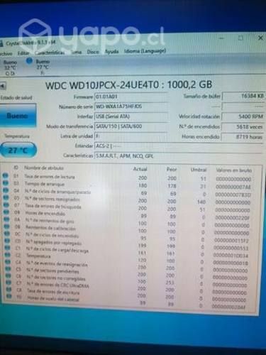 Disco duro note 256 GB