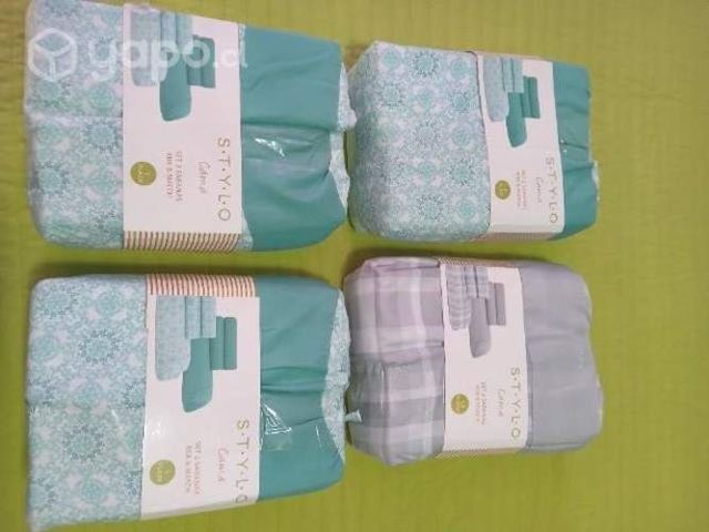 Cobertores y sabanas.