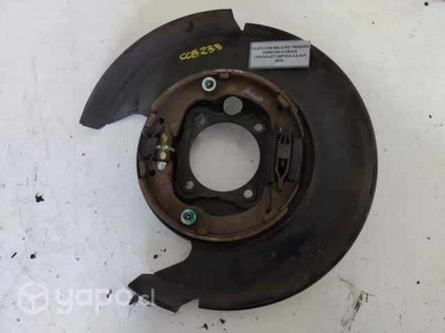 Plato Con Balatas Tras Der Chevrolet Captiva 2016