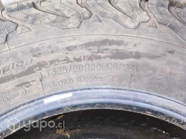 Bfgoodrich all terrain t/a ko2 lt325/60r20