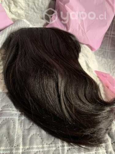 Peluca Melena cabello humano natural
