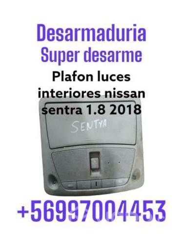 Plafon luces interior Nissan sentra 1.8 2018