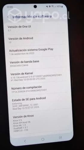 Samgung s22 plus (caja, cable original)