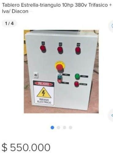 Tablero Eléctrico trifasico 15HP