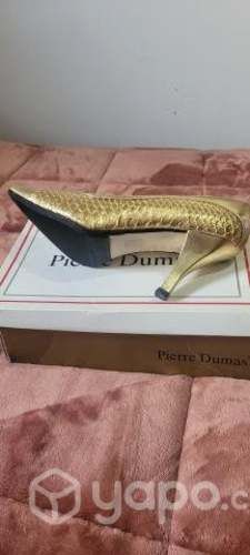 Zapatos de fiesta dorado número 40