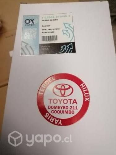 Filtro Aire toyota yaris 2014 en adelante